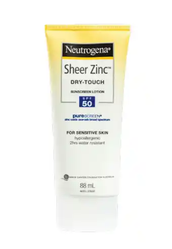 Star Discount Chemist Neutrogena sheer zinc dry-touch sunscreen lotion spf 50 88ml offer