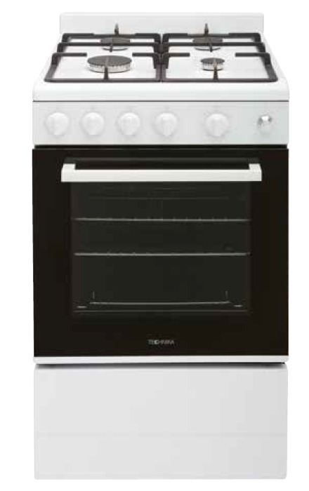 The Good Guys Technika 54cm gas upright cooker - white offer