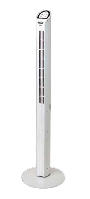 Delonghi 116cm tower fan with remote