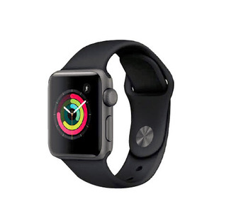 The Good Guys Apple watch series 3 (gps) 38mm space grey aluminium case - black sport band offer