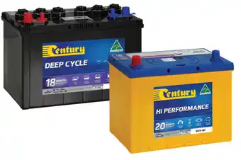 SuperCheap Auto Century 4wd & deep cycle batteries offer