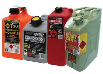 SuperCheap Auto Proquip fuel cans offer