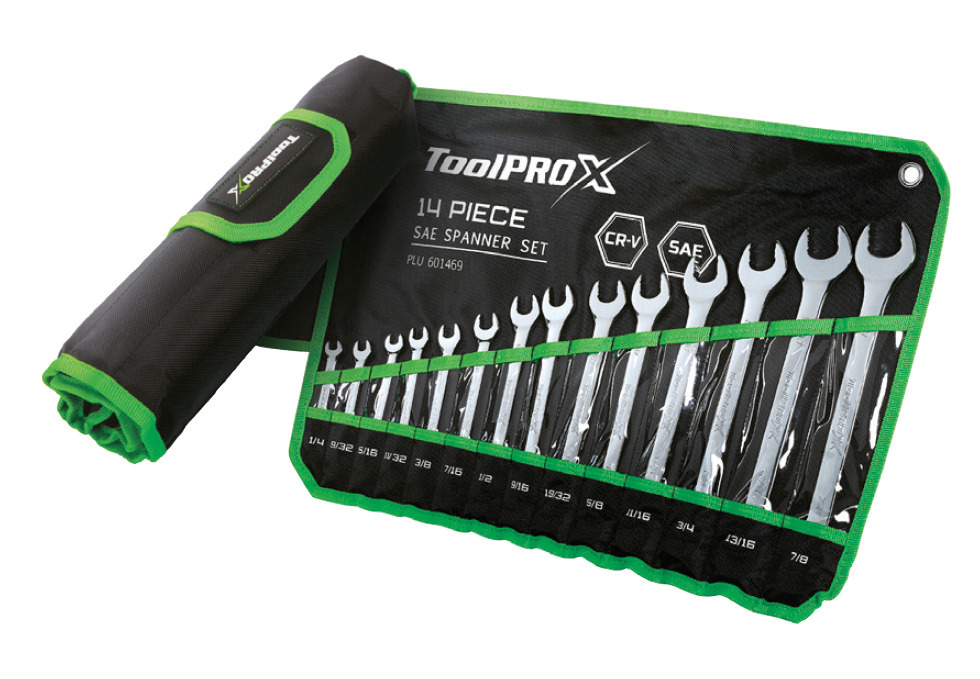 SuperCheap Auto Toolpro 14 piece spanner set offer