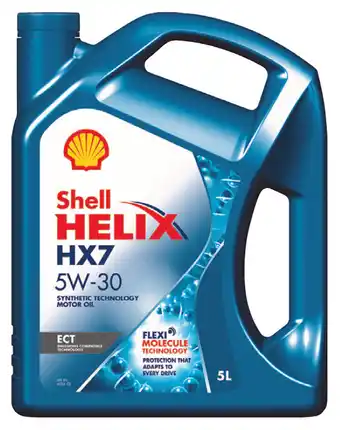 Shell 5l helix engine oil - hx7 ect 5w-30