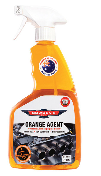 SuperCheap Auto Bowden's own 770ml orange agent cleaner offer