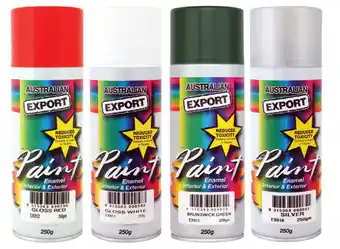 SuperCheap Auto Australian export 250g enamel paint offer