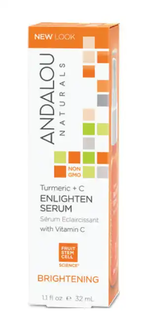 Andalou naturals brightening turmeric enlighten serum 32ml