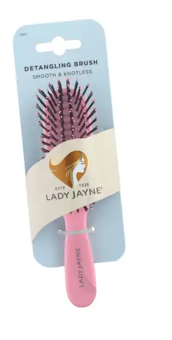 Lady jayne smooth & knotless detangling brush purse size