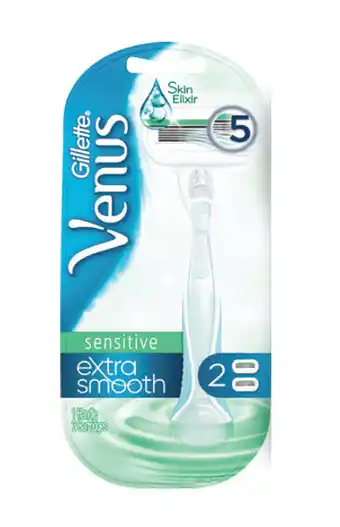 Alliance Pharmacy Gillette venus sensitive extra smooth razor 1 handle + 2 cartridges offer