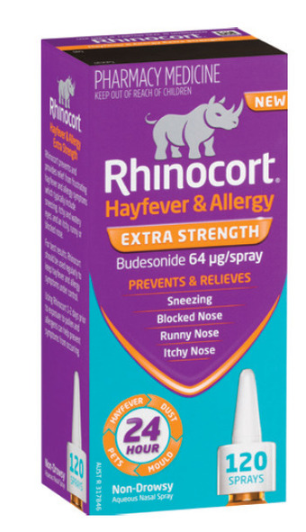 Alliance Pharmacy Rhinocort hayfever & allergy non-drowsy nasal spray extra strength 120 sprays offer