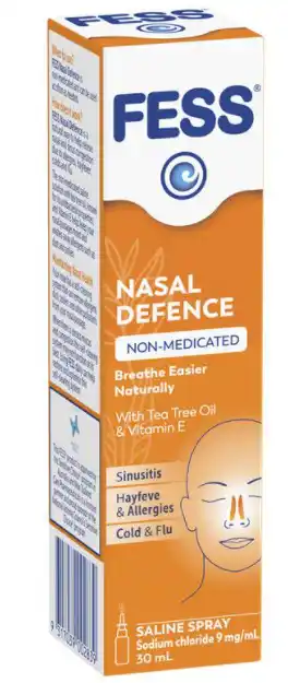 Fess defence saline spray 30ml