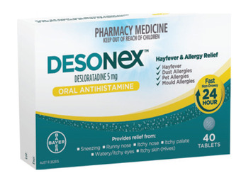 Alliance Pharmacy Desonex oral antihistamine 40 tablets offer