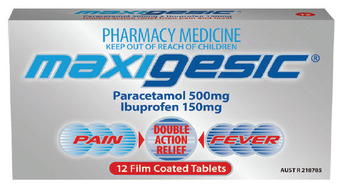Maxigesic 12 tablets