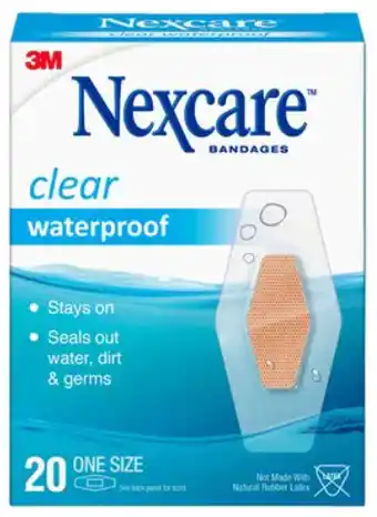 Nexcare waterproof bandages medium 20 pack