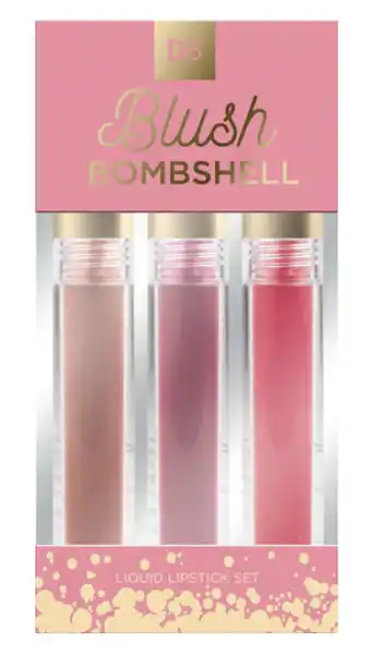 Designer brands blush bombshell liquid lipstick set