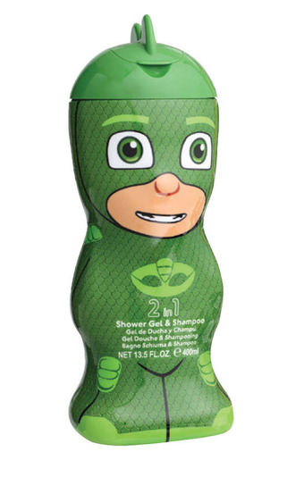 Pj masks 2in1 shower gel & shampoo 400ml - gekko