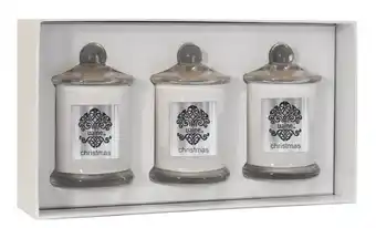Uaine christmas or grace gift pack comprising 3x15 hour candles