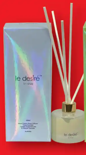 Le desire glass diffuser in box 150ml - lemon lime