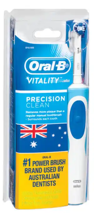 Oral b vitality precision clean electric toothbrush +2 refills