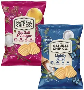 Coles Natural Chip Co Potato Chips 175g offer