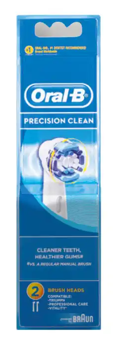 Alliance Pharmacy Oral b precision clean replacement brush heads 2 pack offer