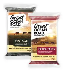 Coles Great Ocean Road Cheese Block 500g offer
