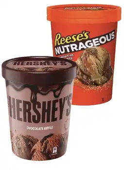 Coles Hershey's, Reese’s or Violet Crumble Ice Cream 1 Litre offer
