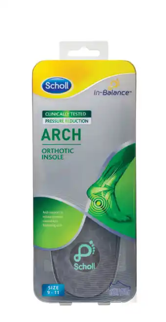 Alliance Pharmacy Scholl arch orthotic insole large offer