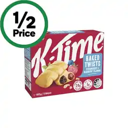 Kellogg's K-Time Twists 185g Pk 5