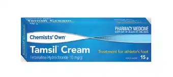 Alliance Pharmacy Chemists’ own tamsil cream 15g offer