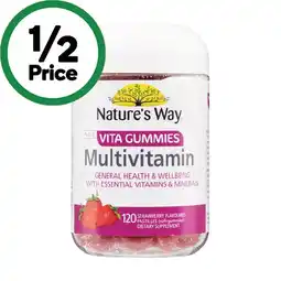 Woolworths Nature's Way Multivitamin Vita Gummies for Adults Pk 120 offer