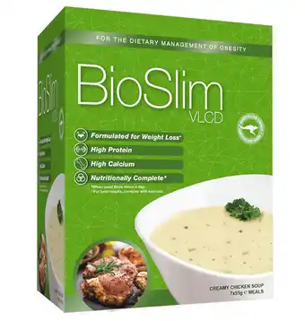 Bioslim vlcd soup creamy chicken 7x55g