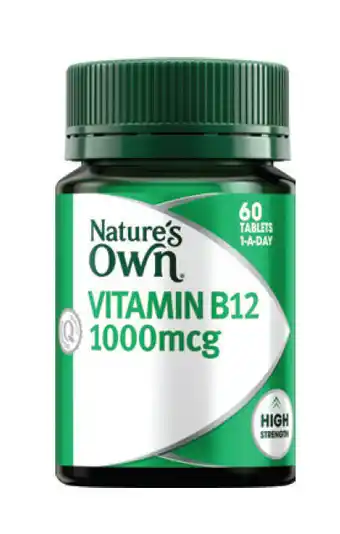 Alliance Pharmacy Nature's own vitamin b12 1000mcg 60 tablets offer