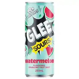 Woolworths Glee Flavoured Sparkling Fruit Juice 250ml offer