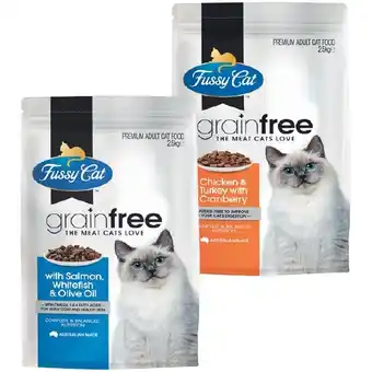 Woolworths Fussy Cat Grain Free Dry Cat Food 2.5 kg offer