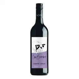Woolworths Cow Bombie WA Cabernet Merlot 750ml offer
