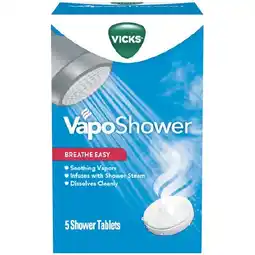 Woolworths Vicks VapoShower Pk 5^ offer