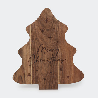 Kmart Christmas tree etched board offer