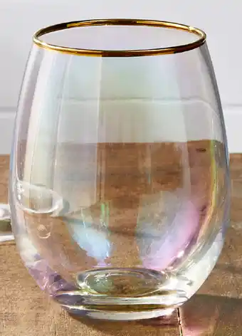Kmart Stemless glasses 580ml offer