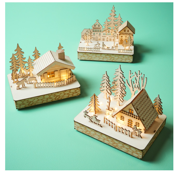 Kmart Light up christmas village offer