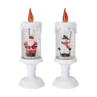 Kmart Light up christmas character candles offer