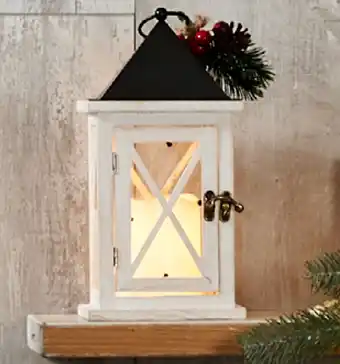 Kmart Light up traditional wood lantern offer
