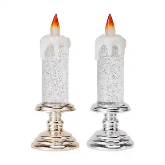 Kmart Light up christmas glitter candle offer
