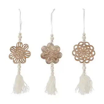 Kmart Wooden décor with tassel tree decorations offer