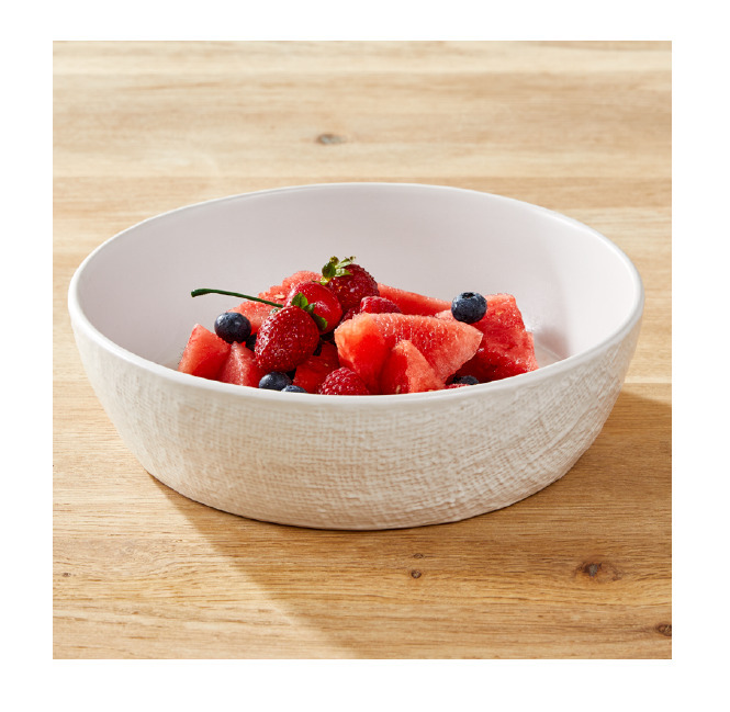 Kmart White textured salad bowl offer