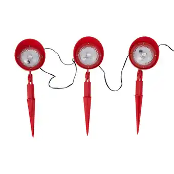 Kmart Solar projection stake lights 3 pack offer