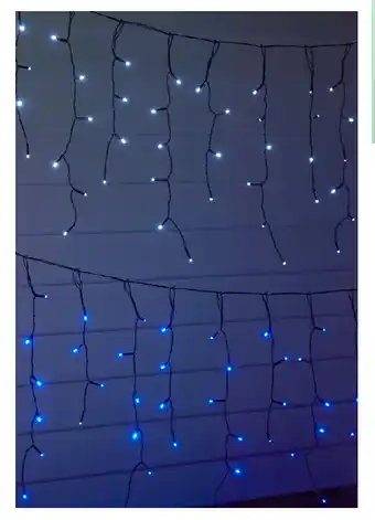 Kmart 200 led solar icicle lights - white offer