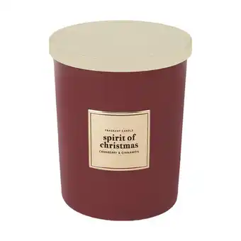 Kmart Red fragrant candle offer