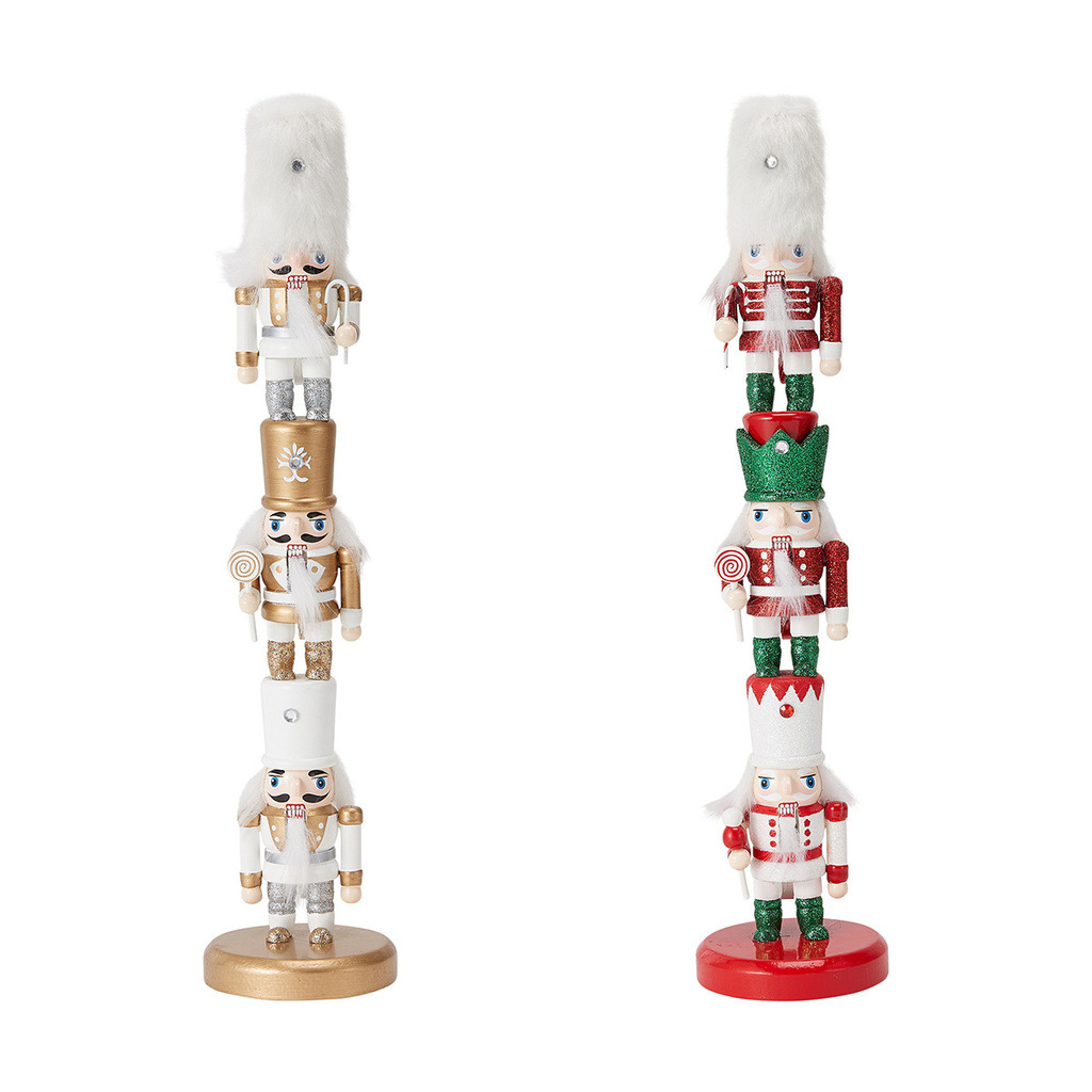Tower of mini nutcrackers offer at Kmart