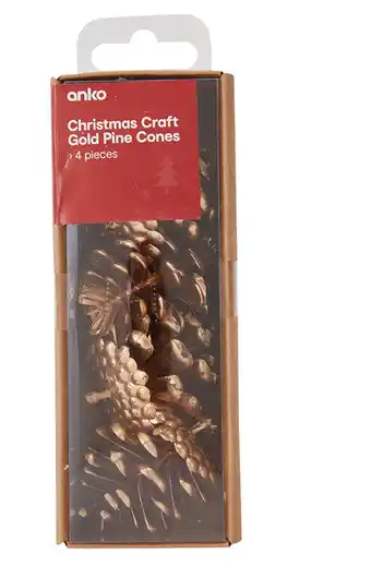 Kmart Pine cones 4 pack offer